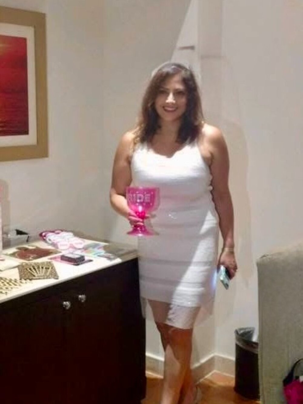 Yoana Baraschi White Sequin Sheer Mesh Bodycon Cocktail Dress Size 6